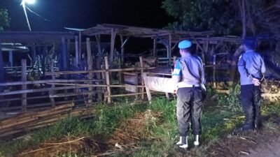 Polsek Sekotong Gencarkan Patroli KRYD, Sasar Kandang Sapi Warga