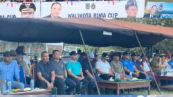 Kapolres Bima Kabupaten di Wakili Wakapolres Hadiri Turnamen Sepak bola Piala Wali Kota
