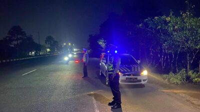 Polres Lombok Barat Gelar Patroli Malam di Jalur Bypass BIL 2