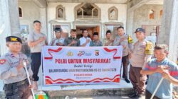 Momentum Hari Bhayangkara Ke-80, Polsek Donggo Laksanakan Bhakti Religi, Pengurus Masjid Al-Amin: Terimakasih Polisi