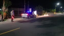 Patroli Strong Point Presisi Polri Polsek Gangga Terangi Jalan Gangga-Bayan