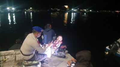 Sat Polair Polres Lotara Cek Kapal Shiptender di Pelabuhan Teluk Nara, Situasi Aman
