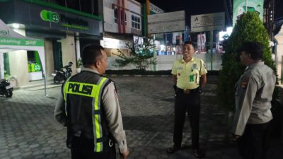 Patroli Malam Polsek Tanjung Sapu Wilkum, Sitkamtibmas Tanjung Kondusif