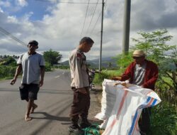 Perkuat Ketahanan Pangan Nasional, Bhabinkamtibmas Polsek Gerung Edukasi Warga Batu Goleng