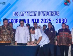 Pengurus Dekopinwil NTB Dilantik, Ini Pesan Gubernur