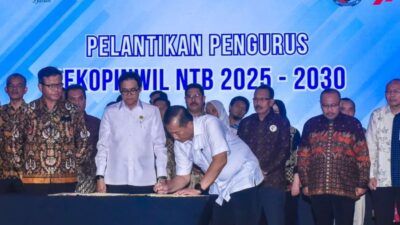 Pengurus Dekopinwil NTB Dilantik, Ini Pesan Gubernur