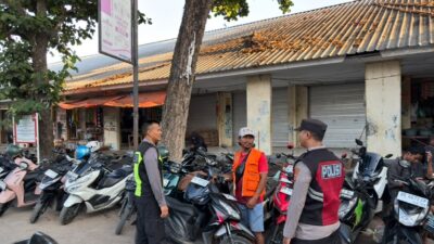 Polsek Tanjung Imbau Juru Parkir dan Pedagang Pasar Tanjung Waspada Kejahatan 3C