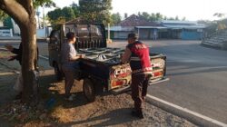 Polsek Kayangan Gelar Patroli KRYD, Sasar Bank, Pertokoan dan Tambak Udang Antisipasi 3C