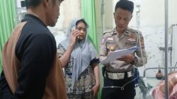 Kecelakaan Maut Antara SPM dan Mobil Box yang mengakibatkan Penumpang Sepeda Motor Meninggal Dunia,Unit Gakum Satlantas Polres Bima Kabupaten Gelar Olah TKP