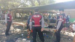 Tingkatkan Keamanan Akhir Pekan, Sat Samapta Polres Lombok Barat Gelar Patroli di Pesisir Labuapi