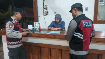 Polsek Tanjung Gelar Patroli Wilayah, Sampaikan Imbauan Kamtibmas dan Antisipasi Cuaca Ekstrem