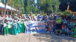 Kenalkan Rambu dan Rumus 4T, Sat Lantas Polres Lombok Barat Edukasi Siswa SDN 01 Cendi Manik