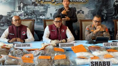 Polda NTB Bongkar 61 Kasus Narkoba dalam Sebulan, Sita 8,3 Kg Sabu dan Amankan 86 Tersangka