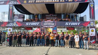 Gas di Sirkuit, Bukan di Jalan! Open Drag Bike Dhira Brata Cup Championship 2026 Resmi Dibuka di Samarinda dalam Rangka Hari Bhayangkara ke-80