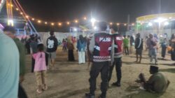 Polsek Tanjung Amankan Pekan Pemajuan Kebudayaan Lombok Utara 2026 di Lapangan Tioq Tata Tunaq