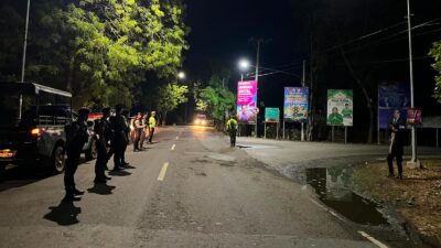 Jaga Stabilitas Kamtibmas di Wilayah Hukumnya, Pamapta Polres Bima Kabupaten Gelar Patroli Malam di Jam Rawan
