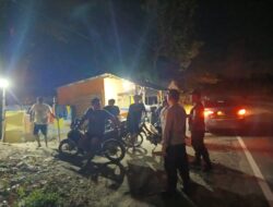 Polsubsektor Gili Indah Pos Gili Trawangan Gelar Patroli Dialogis Jaga Kamtibmas