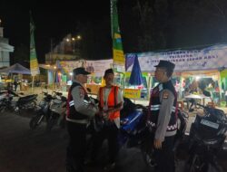 Polsek Tanjung Beri Imbauan Kamtibmas Saat Patroli Blue Light