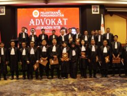 IKADIN NTB Kukuhkan 25 Advokat Baru,Dorong Penegakan Hukum yang Profesional dan Berkeadilan.