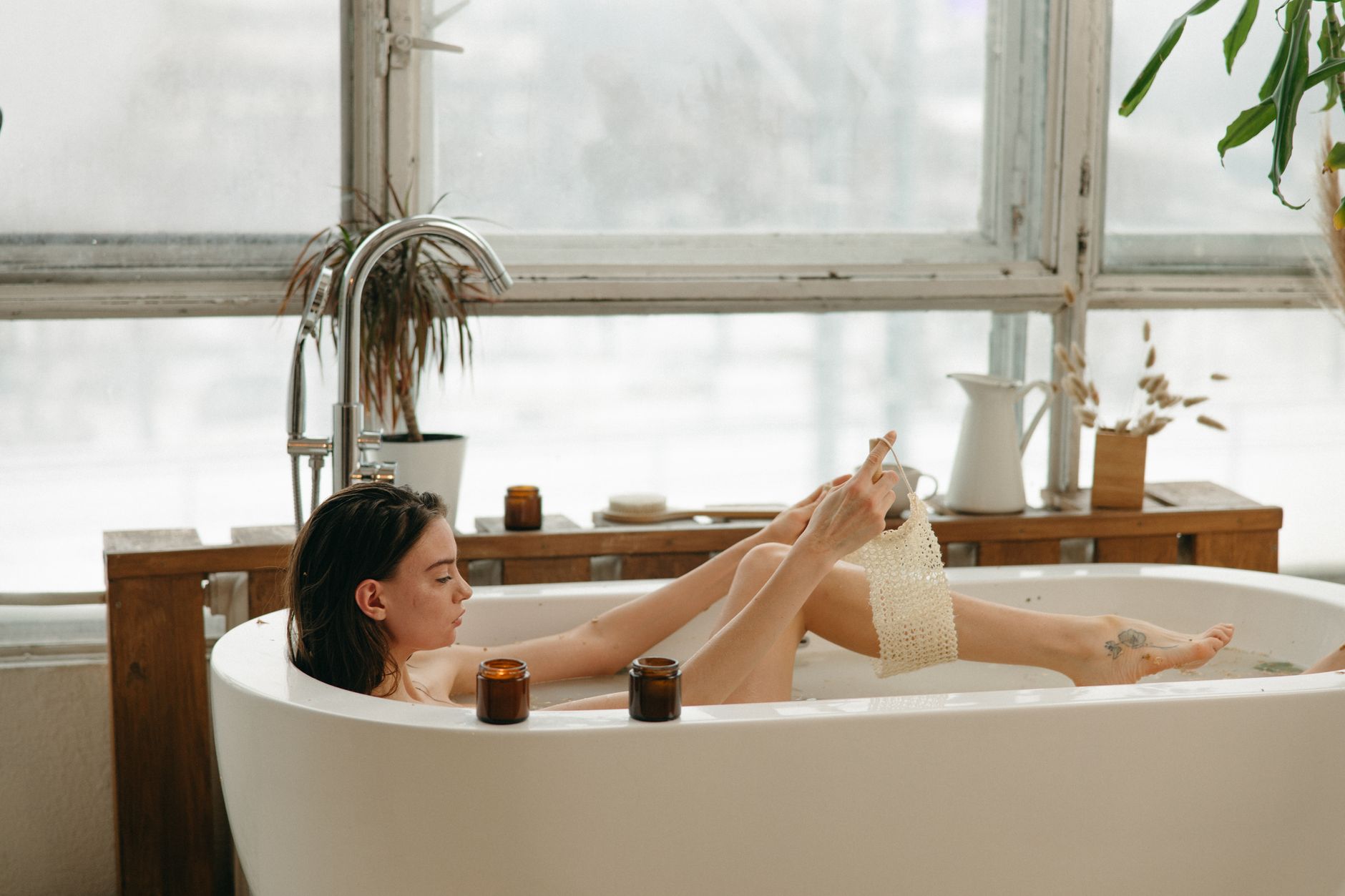 Illustration of budget-friendly self care activities for a calm and peaceful life.