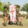 Upacara HUT Ke -81, Korem 162/Wira Bhakti Teguhkan Komitmen TNI kuat Bersama rakyat.