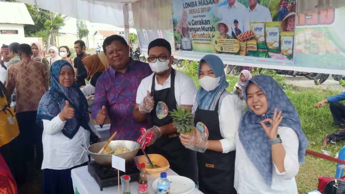 SMKPP Negeri Mataram Hadirkan Kreasi Kuliner Nasi Goreng Berbahan Nanas Diolah Bersama Beras SPHP.